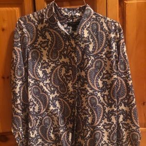 Paisley Banana Republic Dillon Shirt-NWOT